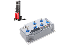 A empilhadeira elétrica transporta automaticamente 2 toneladas de carga