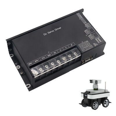Kit de Servo Motor e Driver Servo de Baixa Tensão 48V 60A Adequado para Robôs Móveis e AGVs.