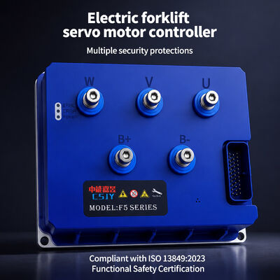 Controlador de Empilhadeira Elétrica Certificado SGS de Segurança Funcional RS485 CAN IP67 de 24V~96V, Economia de Energia e Driver de Alta Eficiência