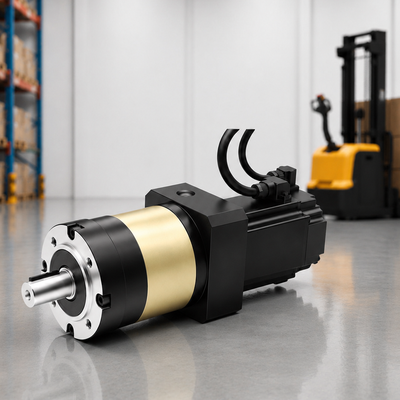 Motor Servo Síncrono de Íman Permanente 48V 400W 3000rpm para AGV e Empilhador Pequeno