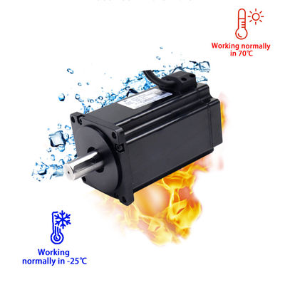 Diâmetro alto impermeável do servo motor 24v 80mm da C.C. do torque 5.6Nm
